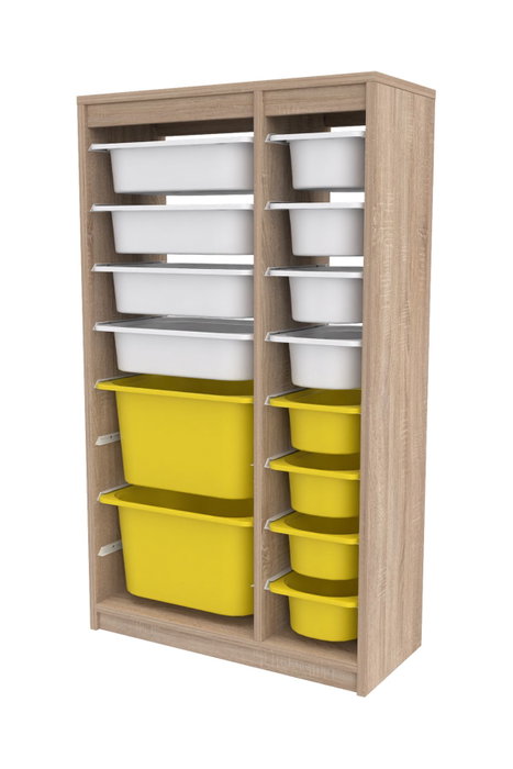 Hanah Home Montana Xs 2D4N8U - Blanco Sonomo y Amarillo